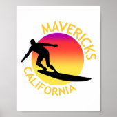Mavericks Surfing California Vacation  ポスター (正面)