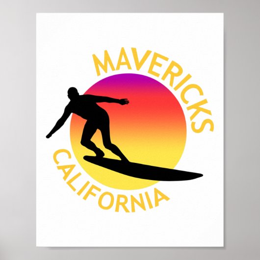 Mavericks Surfing California Vacation  ポスター (正面)