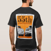 Mavs第55記念日の軽い文字 Tシャツ (裏面)