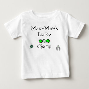 MAW-MAWの幸運なチャーム幼児Tシャツテンプレート ベビーTシャツ