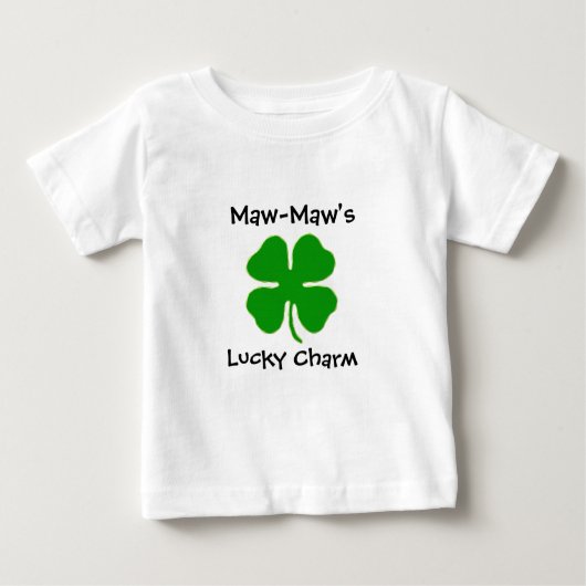 Maw-Maw's LuckyチャームTシャツfor Toddlers ベビーTシャツ (正面)
