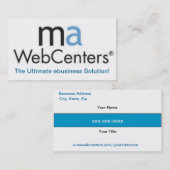 Mawebcenterのディストリビューターの販売の名刺 名刺 (正面/裏面)