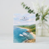Mawi Beach South Coast of Lombok | Indonesia ポストカード (スタンド正面)