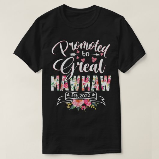 Mawmaw 素晴らし Est 2022フローラ初Timに昇格 Tシャツ (デザイン正面)