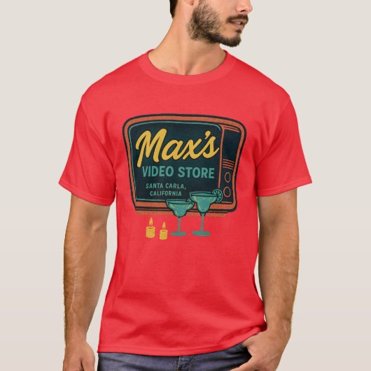 Maxのビデオストア Tシャツ (正面)