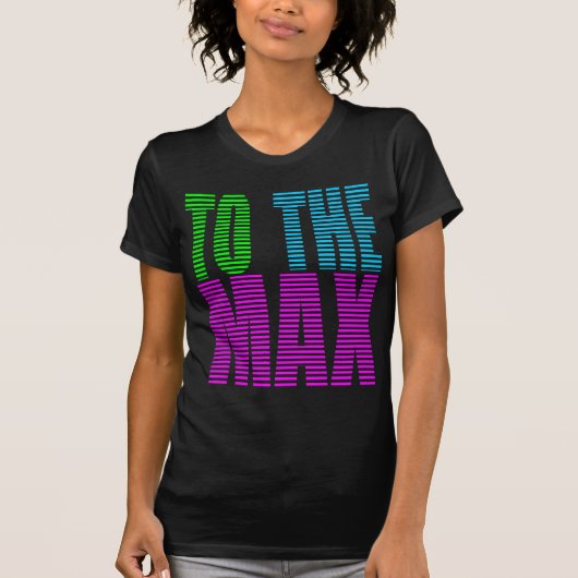 MAXへのCorey Tiger 80sスタイル Tシャツ (正面)