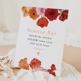 MAXブライトフローラプロセッコミモサバー 台座サイン