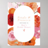 MAXブライトフローラ花びら&プロセッコブライダルシャワー ポスター (正面)