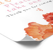 MAXブライト春フローラのモダン支持 ポスター (角)