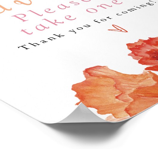 MAXブライト春フローラのモダン支持 ポスター (角)