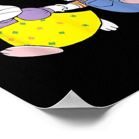 Max And Birthday Decorations Ruby Bunny  ポスター (角)