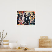 Max Beckmannによる素晴らしパリ協会 ポスター (キッチン)