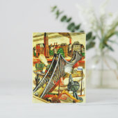 Max Beckmann – 鉄の橋、アー素晴らしト絵画ズ ポストカード (スタンド正面)