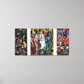 Max Beckmann - German Expressionism - The Acrobats キャンバスプリント (正面)