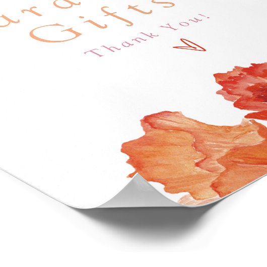 MAX Brightフローラプロセッコカードとギフト ポスター (角)