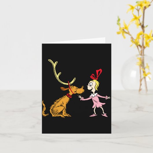 Max Cindy Lou Who  カード (黄色い花)