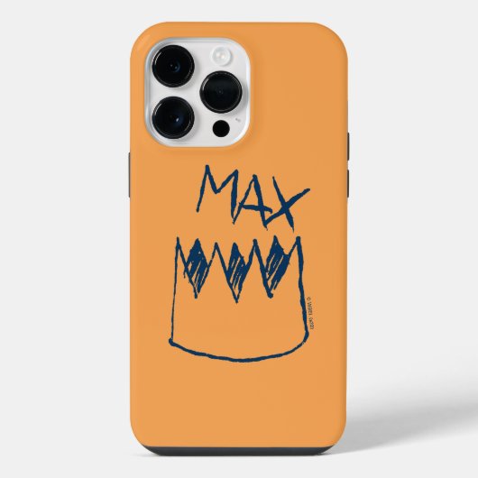Max & Crown スケッチ iPhoneケース (裏面)