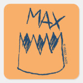 Max & Crown Sketch スクエアシール (正面)