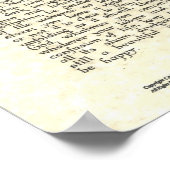 Max EhrmannによるDESIDERATAポスター – 木炭スクロール ポスター (角)