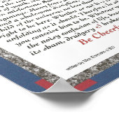 Max Ehrmann-ExecutiveによるDESIDERATAポスター ポスター (角)