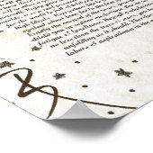 Max Ehrmann-StarによるDESIDERATAポスタ輝くー ポスター (角)