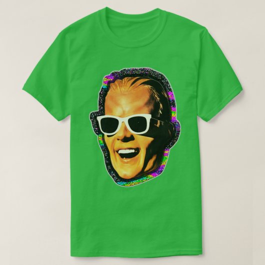 MAX HEADROOM 80sカルトTVショー Tシャツ (デザイン正面)