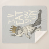 Max | I'll Eat You Up! シェルパブランケット (正面(横))