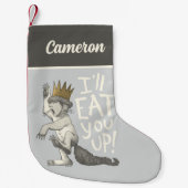 Max | I'll Eat You Up! | Add Your Name スモールクリスマスストッキング (正面)