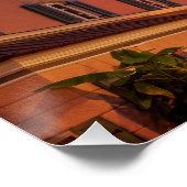 Max-Josefs-Platz und Nepumukbrunnen  bei Abenddämm ポスター (コーナー)