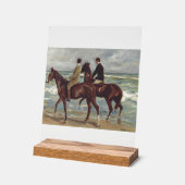 Max Liebermann: Two Riders on the Beach Art アクリルサイン (傾斜)