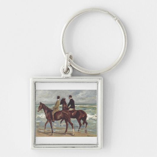 Max Liebermann: Two Riders on the Beach Art キーホルダー (正面)