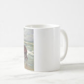 Max Liebermann: Two Riders on the Beach Art コーヒーマグカップ (正面右)