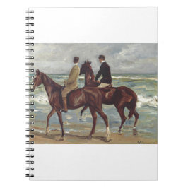 Max Liebermann: Two Riders on the Beach Art ノートブック