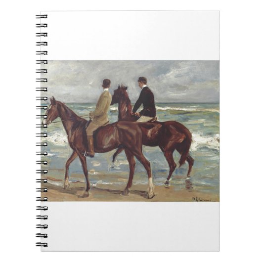 Max Liebermann: Two Riders on the Beach Art ノートブック (正面)