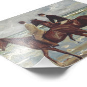 Max Liebermann: Two Riders on the Beach Art フォトプリント (角)