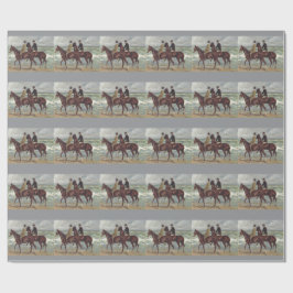 Max Liebermann: Two Riders on the Beach Art ラッピングペーパー