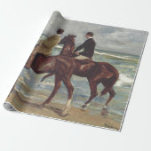 Max Liebermann: Two Riders on the Beach Art ラッピングペーパー (アンロールド)