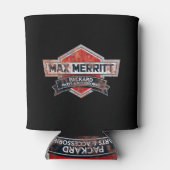 Max Meritt自動パーツクーラーボックスラスティロゴ 缶クーラー (裏面)