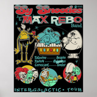 Max Rebo Band Tシャツ ポスター