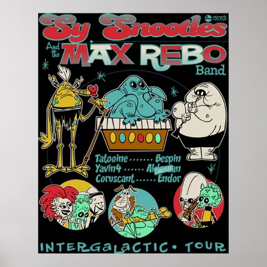 Max Rebo Band Tシャツ ポスター (正面)