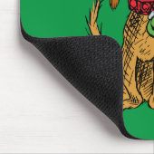 Max the Dog in Santa Hat マウスパッド (コーナー)