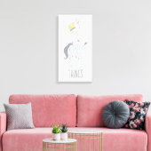 Max | The King of All Wild Things - Blue キャンバスプリント (インサイチュ (リビング))