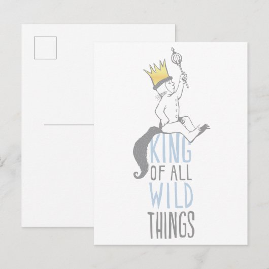 Max | The King of All Wild Things - Blue ポストカード (正面/裏面)
