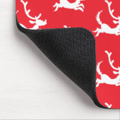 Max the Reindeer Silhouette マウスパッド (コーナー)