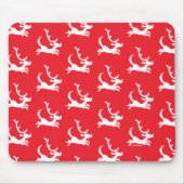 Max the Reindeer Silhouette マウスパッド (正面)