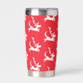 Max the Reindeer Silhouette 保温保冷タンブラー (正面)