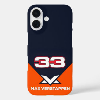 Max Verstappen 33 F1レース iPhone 16ケース