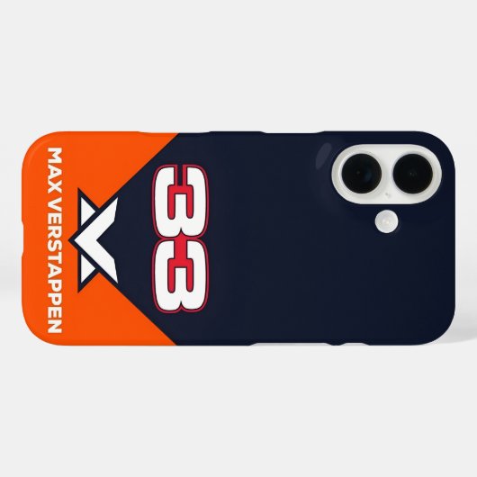 Max Verstappen 33 F1レース Case-Mate iPhoneケース (裏面 (横))