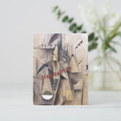 Max Weber Cubism絵画の複数形 ポストカード (スタンド正面)