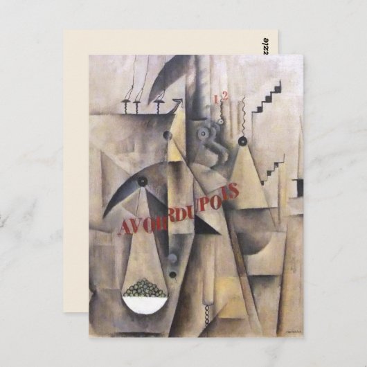 Max Weber Cubism絵画の複数形 ポストカード (正面/裏面)